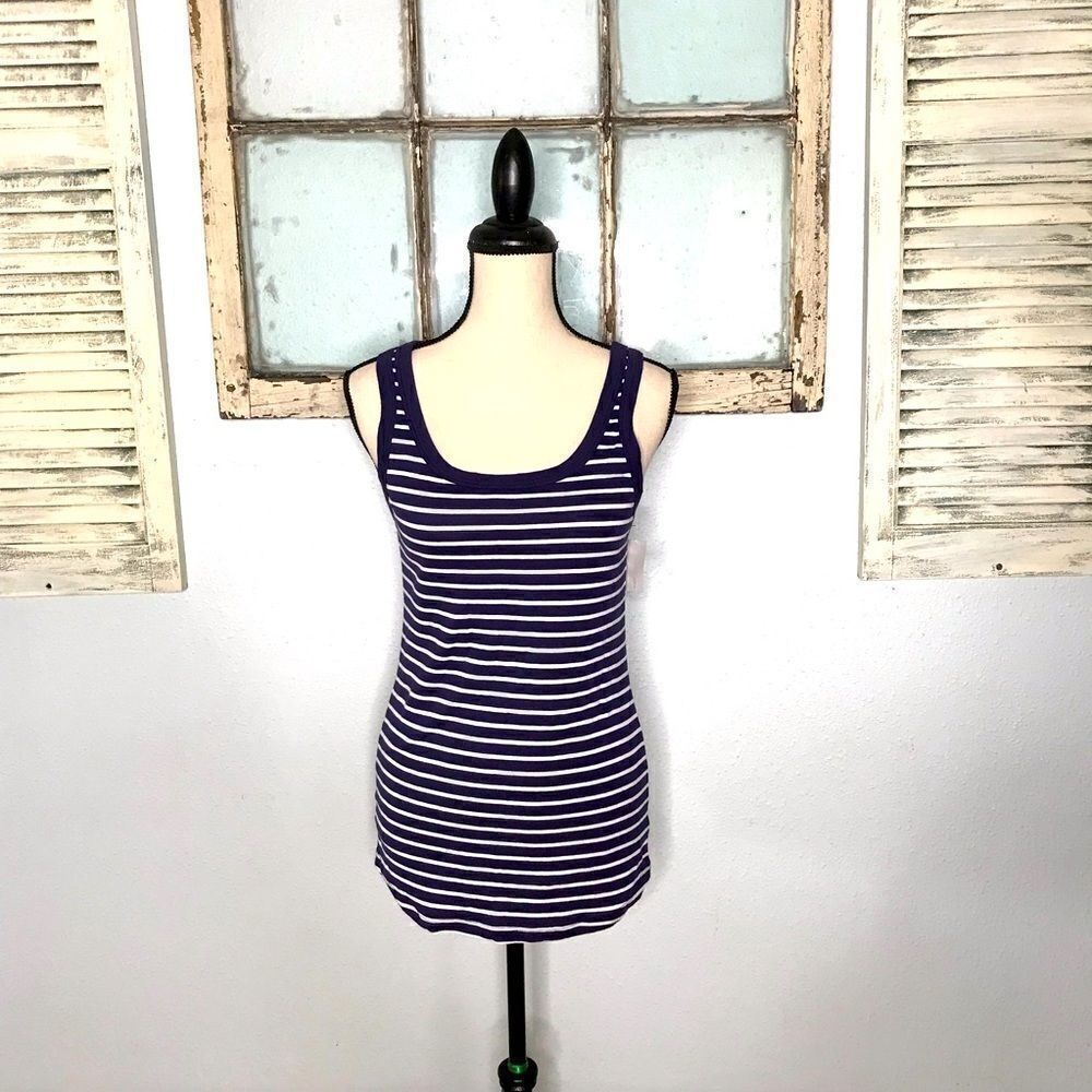 NWT Caslon Striped Tank Top